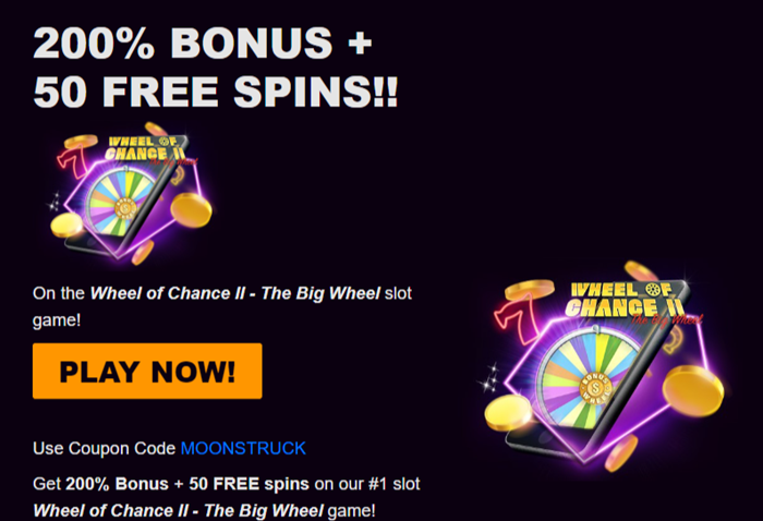 The Big Wheel Slot Review 200% Bonus Match + 50 Bonus Spins