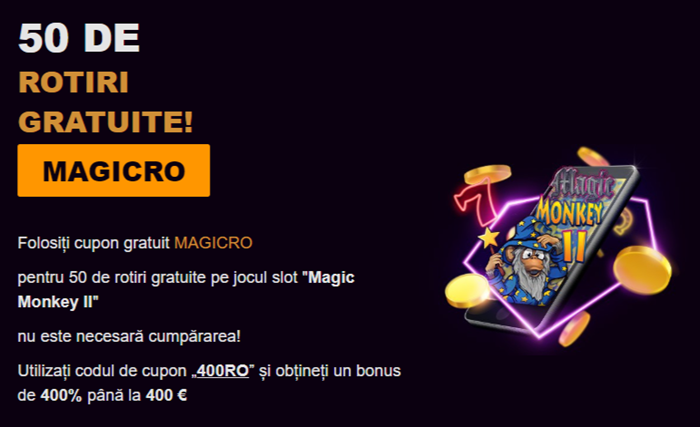 Miami Club Casino Romania 50 Free Spins on Magic Monkey II – No Deposit Bonus Code (RO)